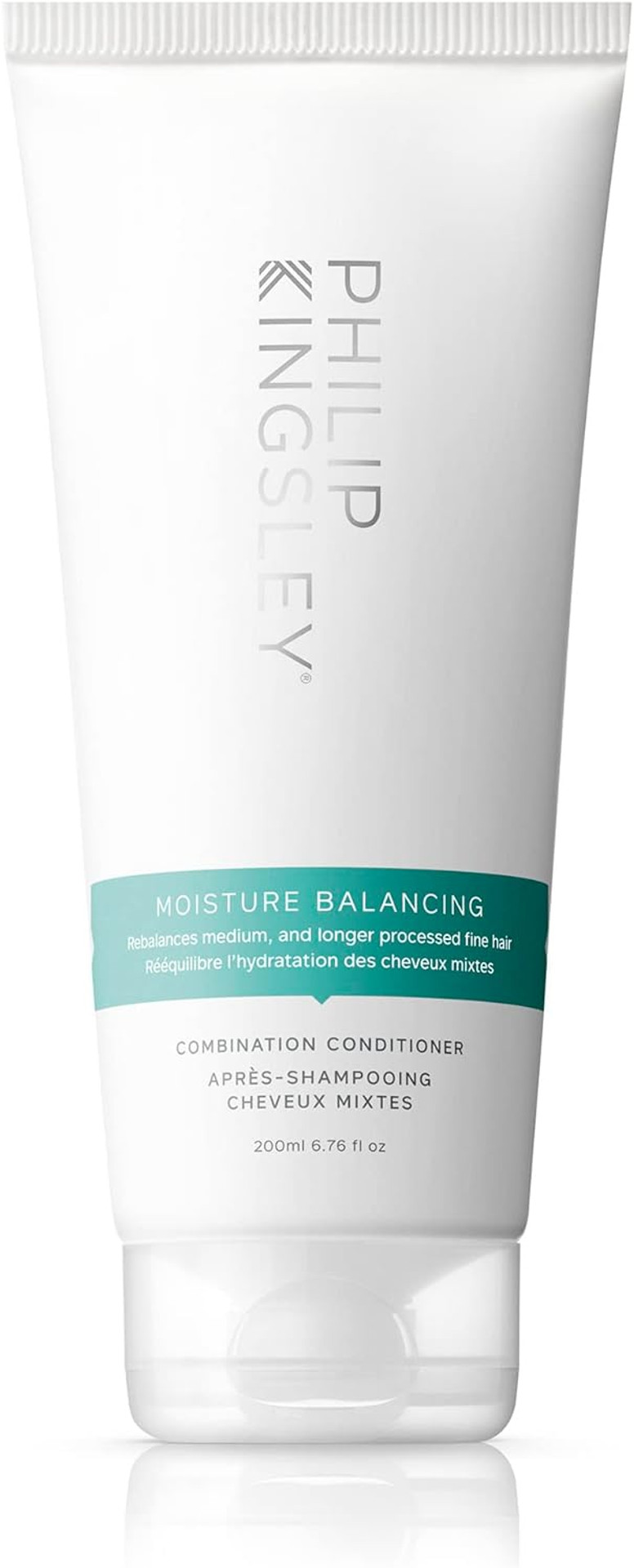 Philip Kingsley | Moisture Balancing Combination Conditioner | Restore Your Hair's Shine, Softness and Hydration | Nourishing Hydration and Moisturizing for Dry Hair | 200ml