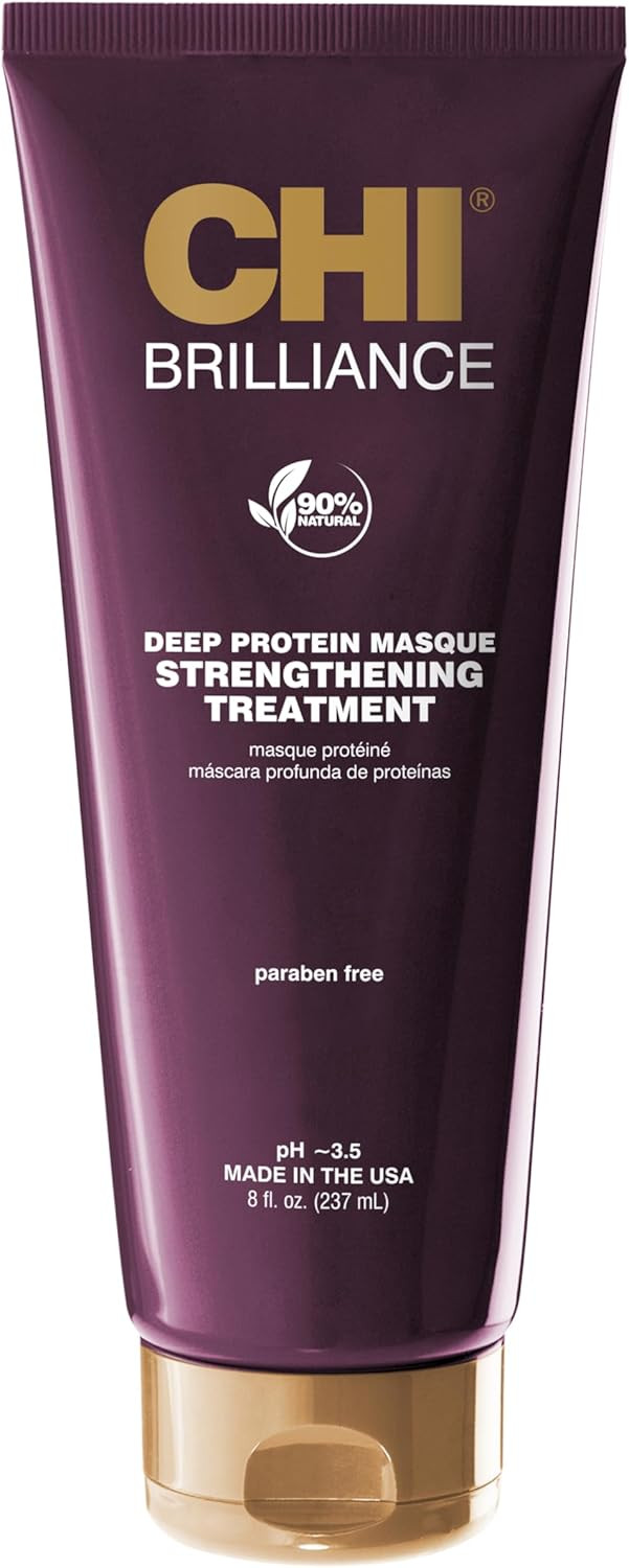 CHI Deep Brilliance Deep Protein Masque, Strengthening Treatment, 237 ml