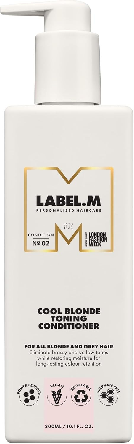 LABEL.M Cool Blonde Toning Conditioner 300ml  With Recyclable Pump