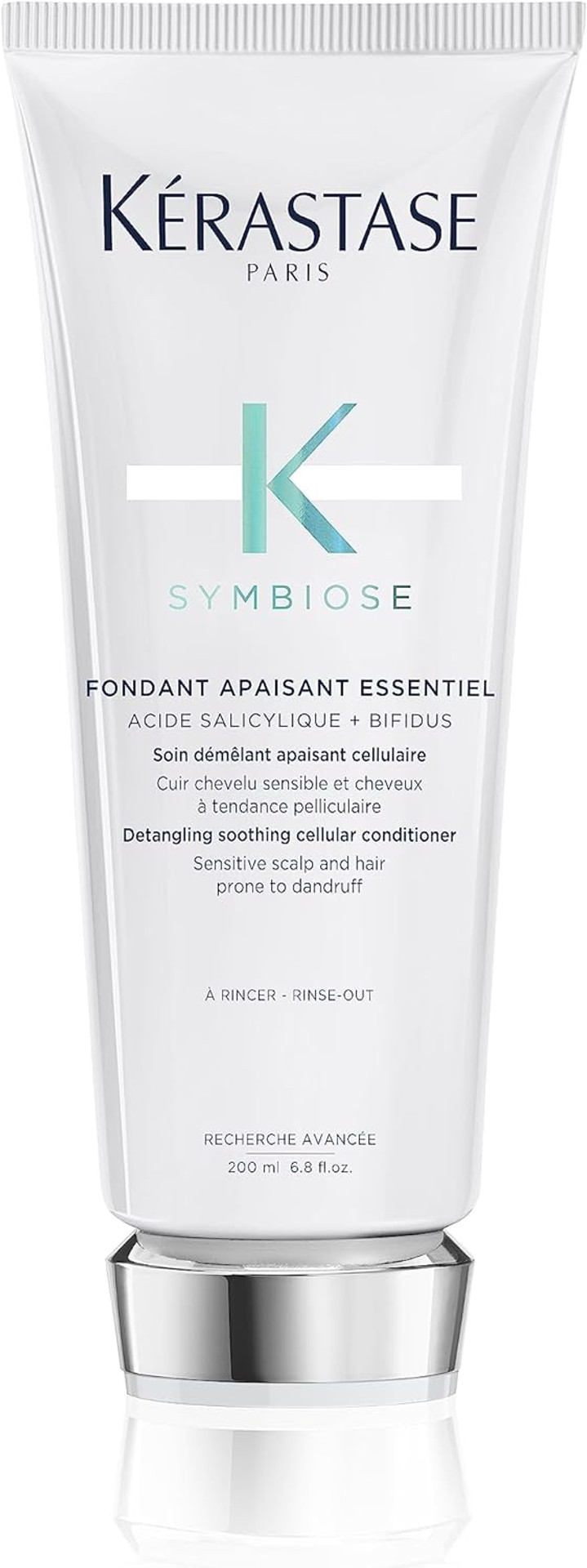Kérastase Symbiose, Detangling Soothing Cellular Conditioner, For Sensitive, Dandruff-Prone Scalps and Fine Hair, Sulphate-Free, Silicone-Free, Fondant Apaisant Essentiel, 200 ml