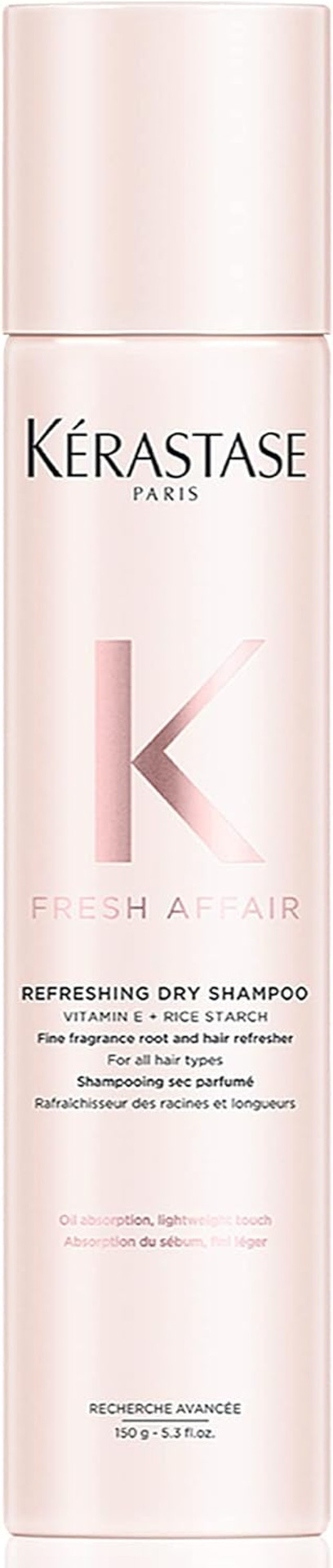 Kérastase Fresh Affair, Oil-absorbing Multi-benefit Fine Fragrance Dry Shampoo, For All Hair Types, With Vitamin E, 150g