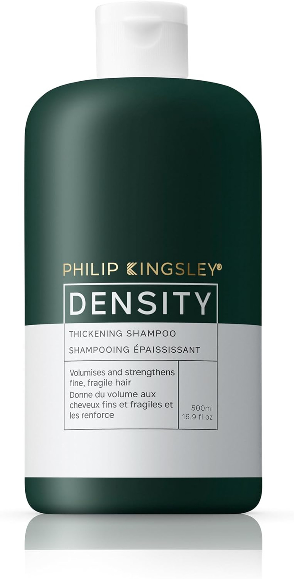 Philip Kingsley | Density Thickening Shampoo | For Thinning Hair | Fine, Fragile, Thin Hair Thickener and Strengthener | Helps Volumize and Strengthen | 500ml