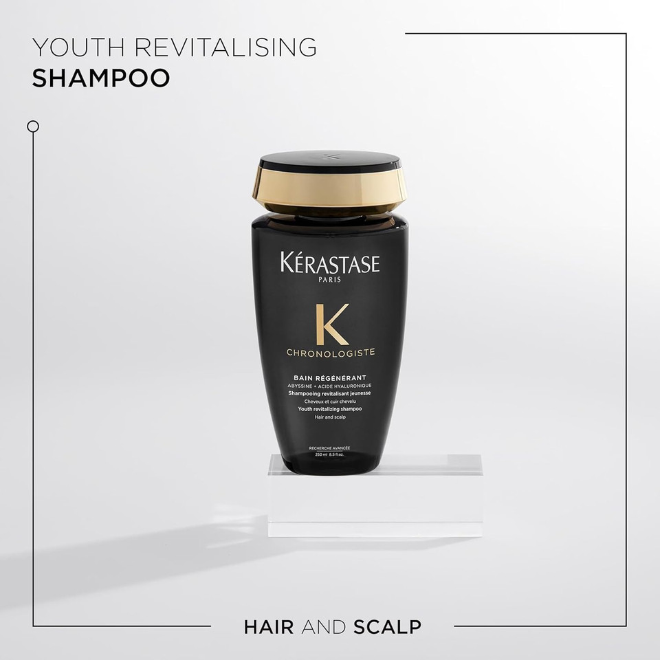Kérastase Chronologiste, 2-Step Anti-Ageing Routine, Contains Youth Revitalising Shampoo & Intense Mask, Duo Set