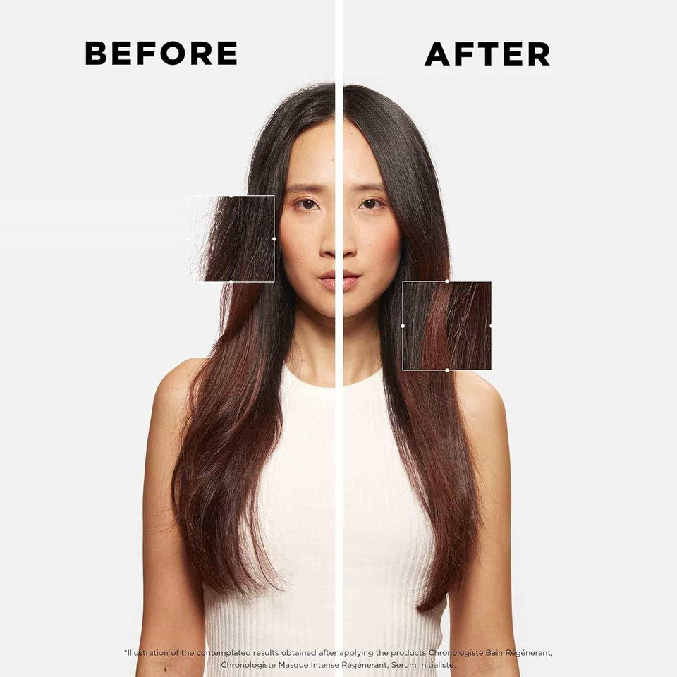 Kérastase Chronologiste, 2-Step Anti-Ageing Routine, Contains Youth Revitalising Shampoo & Intense Mask, Duo Set