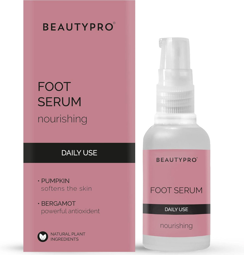 BEAUTYPRO FOOT SERUM Daily Cream Hydrate Nourish Renew 100% Plant Based Natural Vegan Skincare Multi Award Winning Brand 30ml