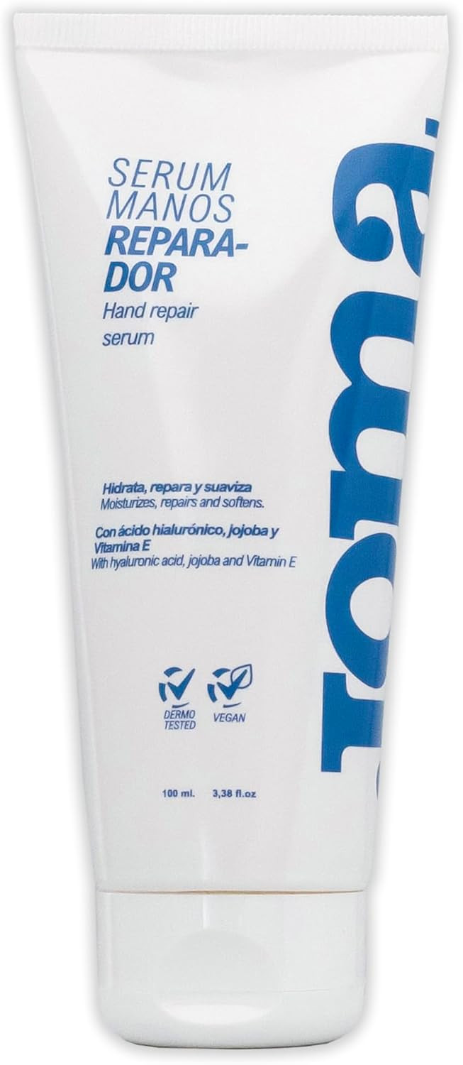 Valquer Hand Repair Serum Pack. Anti-aging for dry hands. Moisturizing and repairing with hyaluronic acid and jojoba - 100 ml