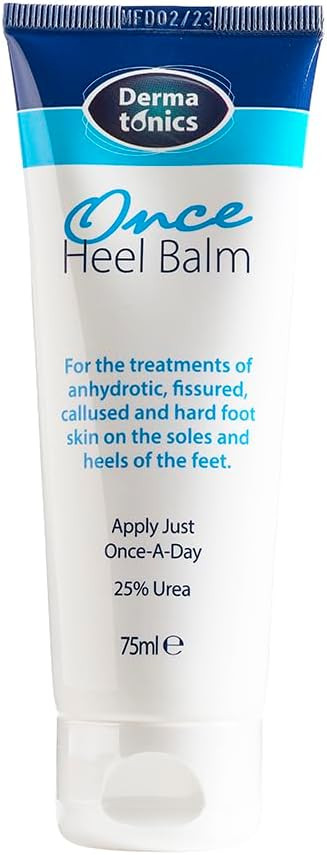 Dermatonics Once Heel Balm | Long-lasting Relief for Rough, Dry, and Callused Heels and Feet | Clinically Proven | Visible Result in 8 Days | 75 ml