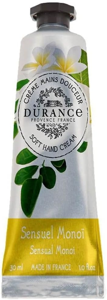 Durance Soft Hand Cream For Women (30ml) With Pretty Poppy Scent Enriched With Sweet Almond Oil | Womens Moisturising Cream For All Skin Types