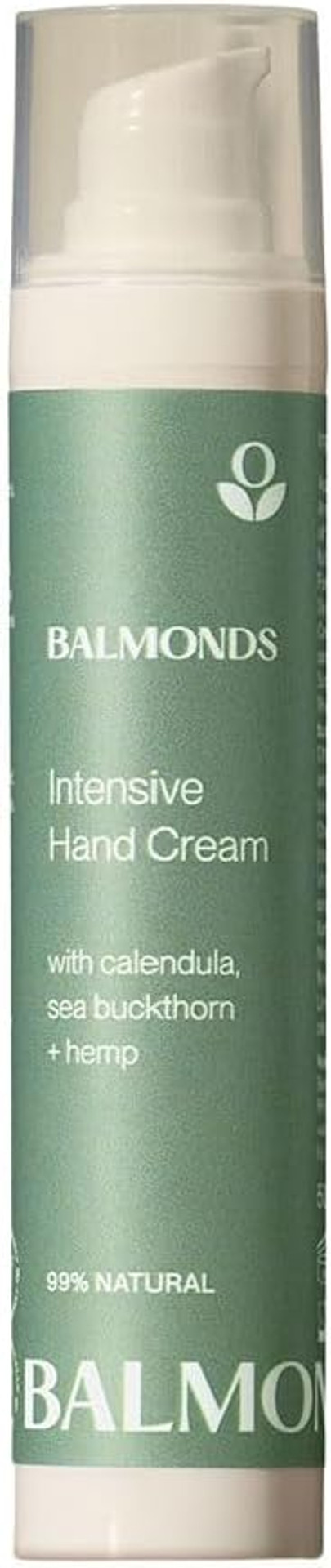 Balmonds Intensive Hand Cream 50ml - Hand Moisturiser for Dry or Sensitive Skin, Effective Natural Unscented Emollient for Hands Balmonds Intensive Hand Cream 50ml - Hand Moisturiser for Dry or Sensitive Skin, Effective Natural Unscented Emollient for Hands