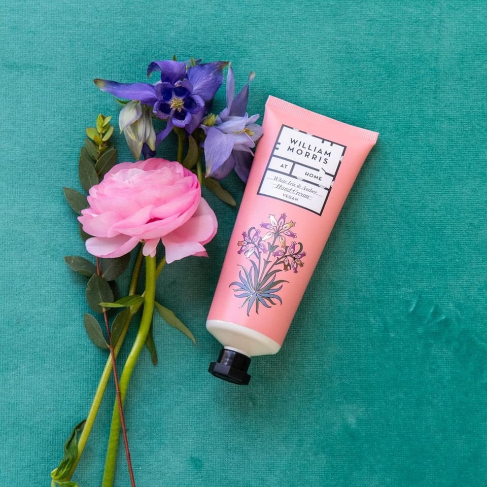 William Morris At Home Dove & Rose Gardener Gift Gardening Gloves Set with Daily Hand Cream, 100ml