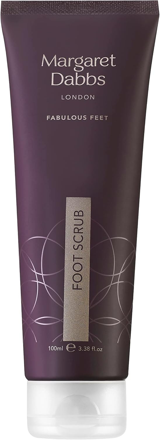 Margaret Dabbs Fabulous Feet Exfoliating Foot Scrub Renews Dry and Dull Skin with Tea Tree Leaf and Pumice 100ml