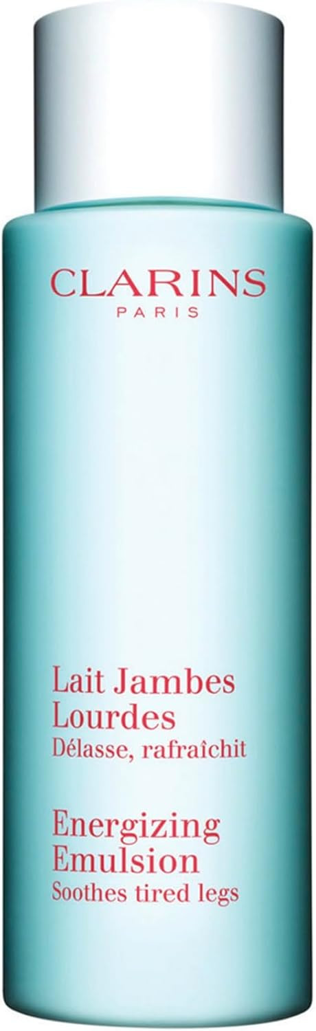 Clarins Energizing Emulsion for Tired Legs 125ml | Refreshing Leg & Foot Lotion with Camomile, Cypress & Witch Hazel | Cooling Relief for Heavy, Aching Legs | Hydrates & Revives After Long Days