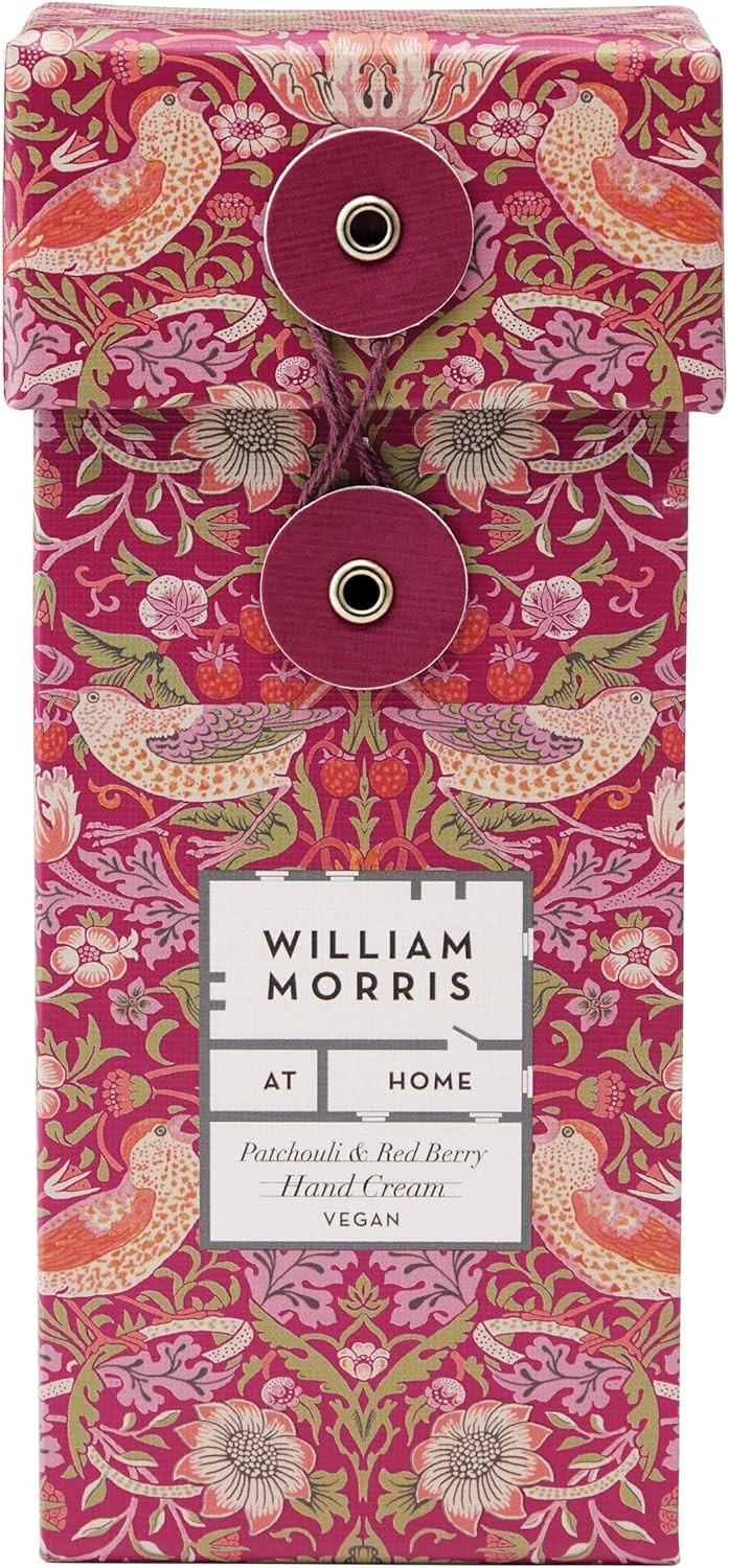 William Morris At Home Useful & Beautiful Geranium and Eucalyptus Hand Cream Collection Set, 3 x 30ml