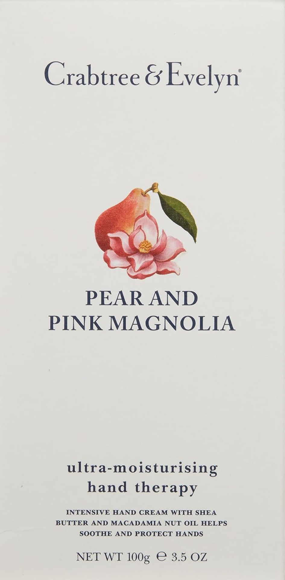 Crabtree & Evelyn Pear and Pink Magnolia Hand Therapy 100 g