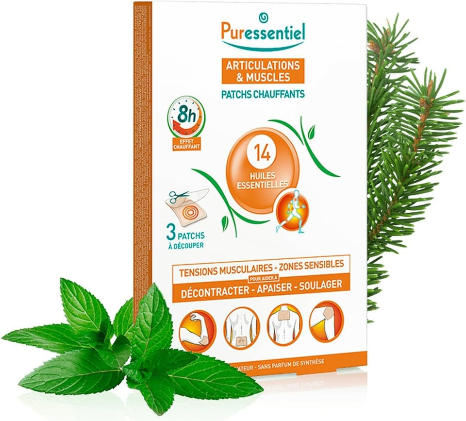 Puressentiel Muscles & Joints Heating Patches (3 Patches)