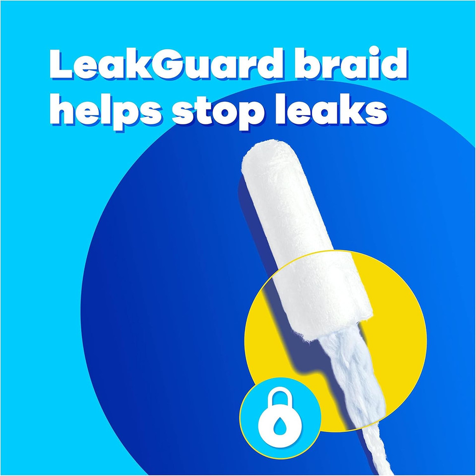 Tampax Pearl Regular Tampons Applicator, 18 each