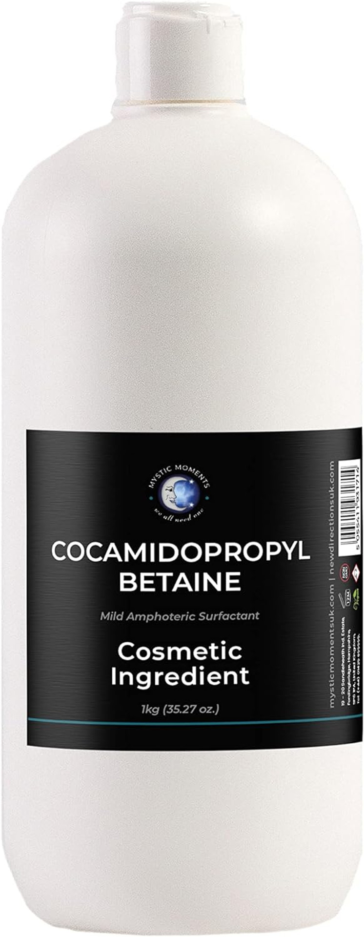 Mystic Moments | Cocamidopropyl Betaine Liquid | Mild Amphoteric Surfactant | High Foaming Biodegradable Ingredient for Shampoos, Body Wash & Skincare Cleansers | Cosmetic Grade | 125g