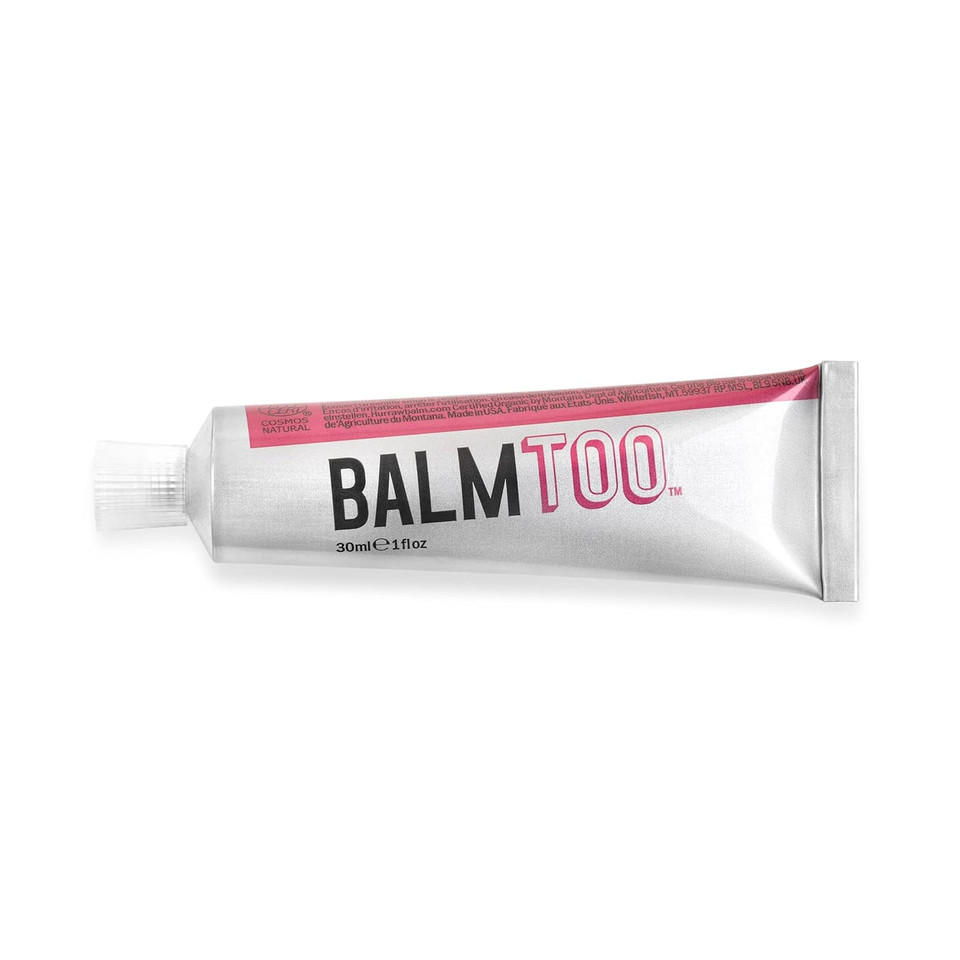 Hurraw! Balmtoo Squeezable Balm, Lavender Rose: Thick, Ultra-Moisturizing. Anywhere Application. Body, Face, Lips, Neck, Fingers, Toes. 1 Tube = 7 Sticks Of Lip Balm. Natural, Organic. Made In Usa