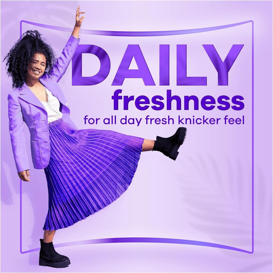 Always Daily Fresh Slim Flexistyle Normal Panty Liners 26 Liners, Odour Lock, Feel Nothing But Fresh & Protected