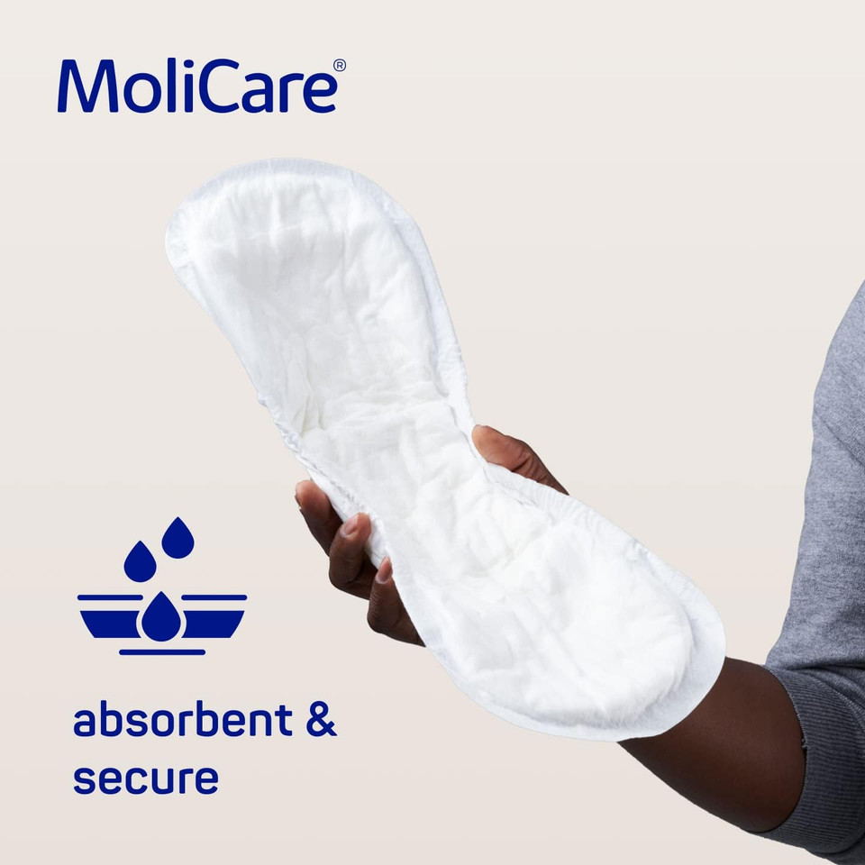 MoliCare Premium Lady PAD, Incontinence Pads for Women with Bladder Weakness, 4 Drops, Pack of 14 MoliCare Premium Lady PAD, Incontinence Pads for Women with Bladder Weakness, 4 Drops, Pack of 14