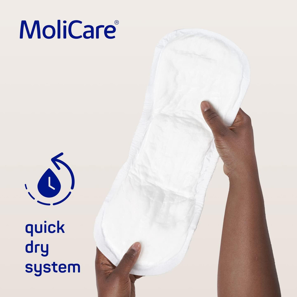 MoliCare Premium Lady PAD, Incontinence Pads for Women with Bladder Weakness, 4 Drops, Pack of 14 MoliCare Premium Lady PAD, Incontinence Pads for Women with Bladder Weakness, 4 Drops, Pack of 14