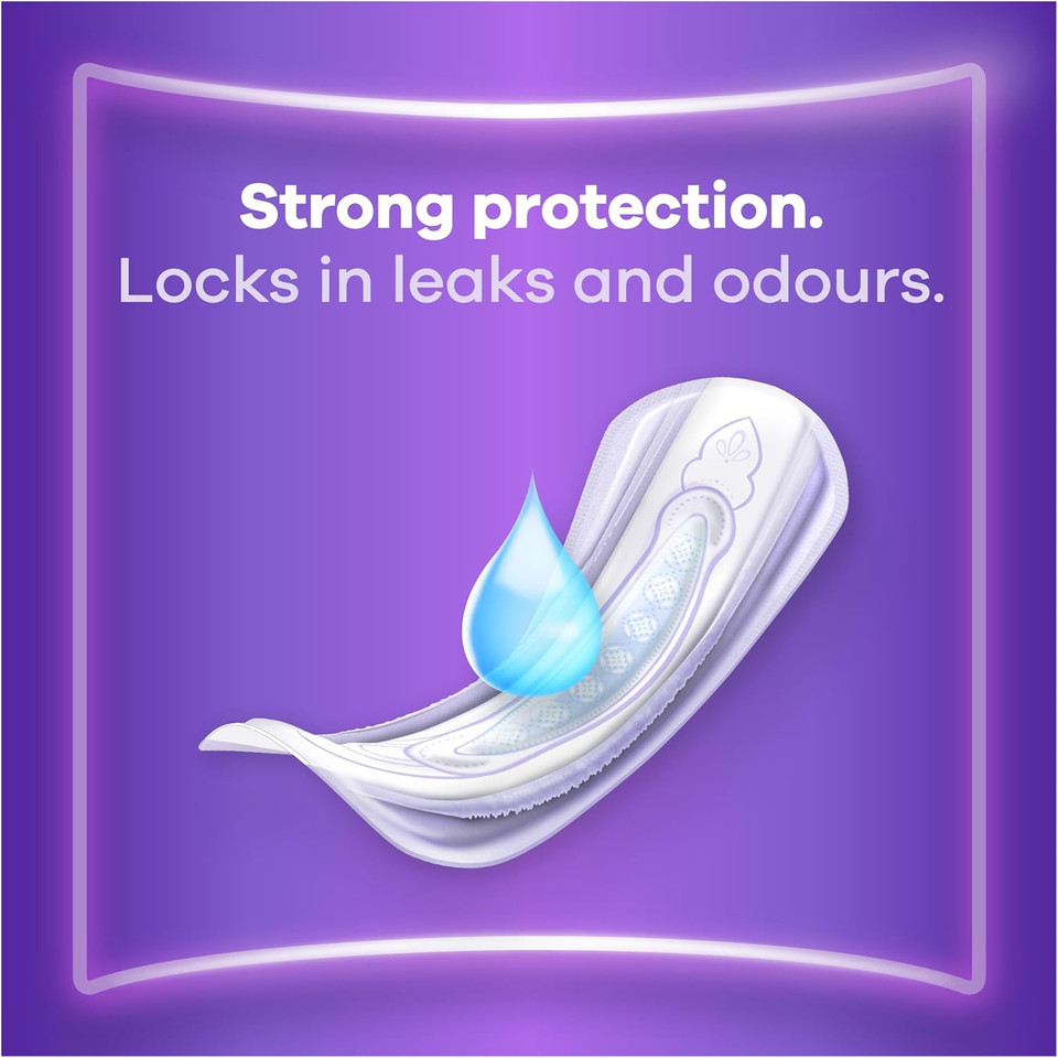 Always Discreet Incontinence Pads Women Long Plus 64 Count, Extra Secure & Discreet