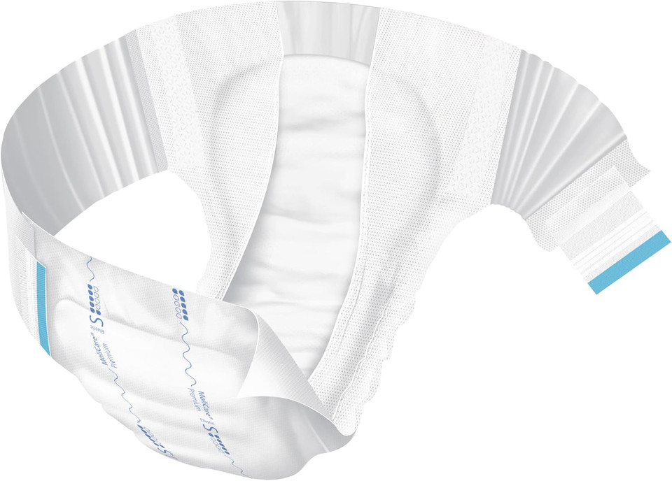 MoliCare Premium Elastic Unisex Disposable Slip: Discreet Use for Woman and Men with Incontinence; 9 Drops, Size S, Pack of 26 MoliCare Premium Elastic Unisex Disposable Slip: Discreet Use for Woman and Men with Incontinence; 9 Drops, Size S, Pack of 26
