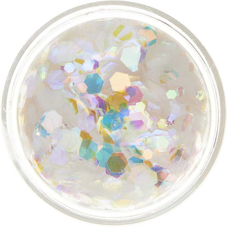 Iridescent Chunky Glitter by Moon Glitter - Orange - Cosmetic Festival Makeup Glitter for Face, Body, Nails, Hair, Lips - 3g Iridescent Chunky Glitter by Moon Glitter - Orange - Cosmetic Festival Makeup Glitter for Face, Body, Nails, Hair, Lips - 3g