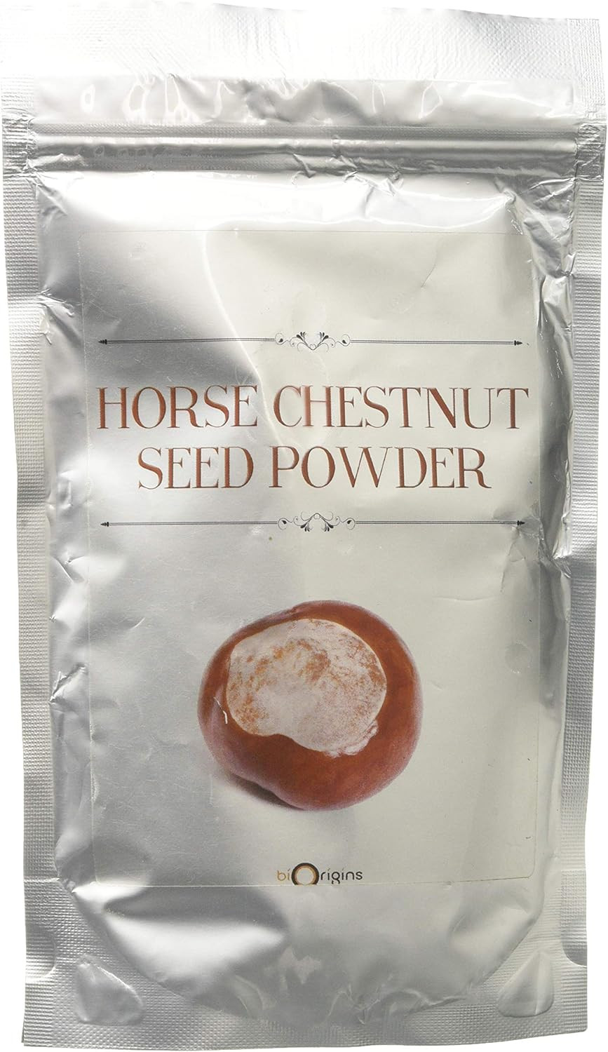 Mystic Moments | Horse Chestnut Seed Powder | Aesculus Hippocastanum L | Herbal Extract | Soothes Swollen Joints & Aching Legs | Ideal for Lotions & Salves | Natural Anti-Inflammatory | 100g