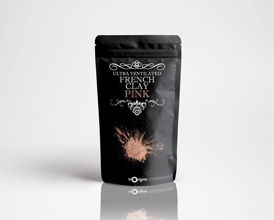 Mystic Moments | Pink Ultra Ventilated French Natural Clay 500g - Pure & Natural Vegan GMO Free