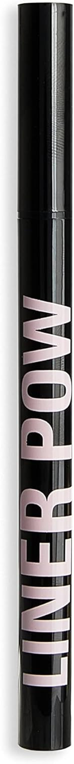 Makeup Revolution, Liner Pow Liquid Eyeliner, Waterproof & Longlasting Formula, Black, 0.5ml