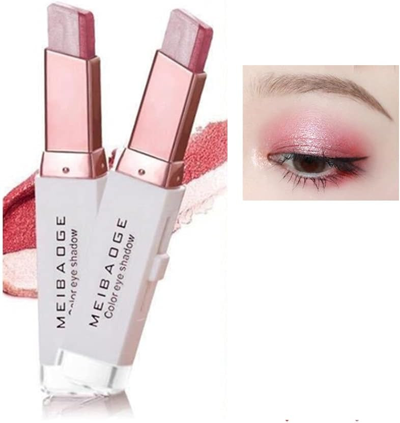 6 Colors Double Eyeshadow Pen - Glitter, Shimmer, Matte Finishes; Waterproof, Long Lasting, Gradient Eyeshadow Stick #05