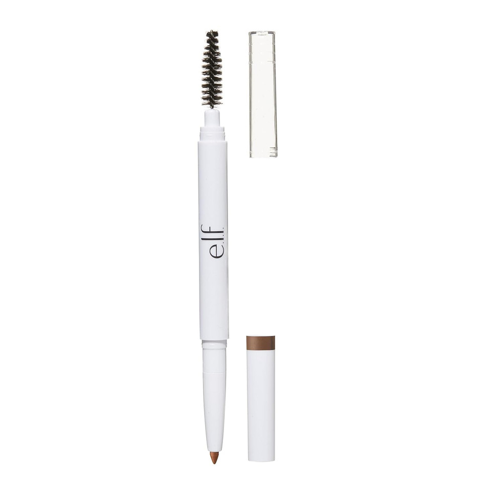 e.l.f. Instant Lift Brow Pencil, Dual-Sided, Precise, Fine Tip, Shapes, Defines, Fills Brows, Contours, Combs, Tames, Taupe 0.18g