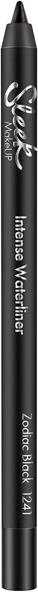 Sleek MakeUP Intense Waterliner, Waterproof Eyeliner Pencil, Zodiac Black, 2g Sleek MakeUP Intense Waterliner, Waterproof Eyeliner Pencil, Zodiac Black, 2g