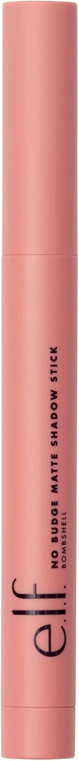 e.l.f. Cosmetics No Budge Matte Eyeshadow Stick, One-Swipe Cream Eyeshadow Stick, Long-Wear & Crease Resistant, Matte Finish, Out of Sight