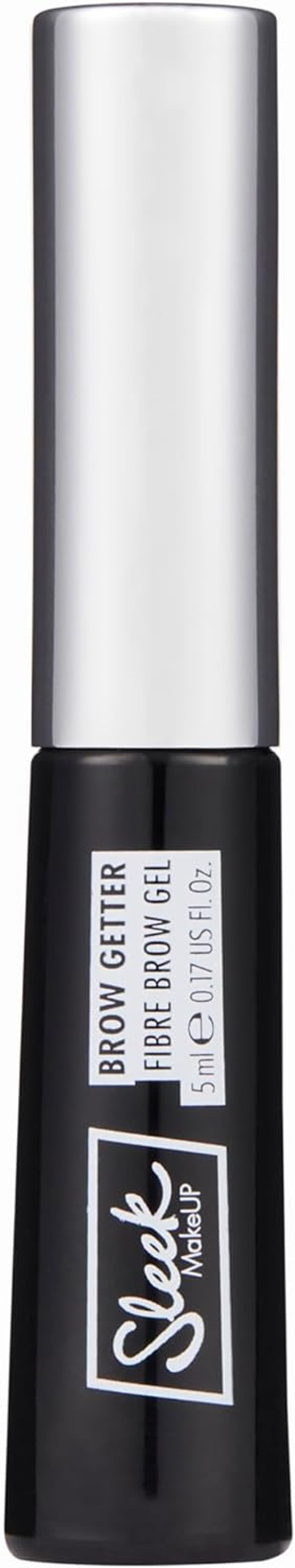 Sleek MakeUP Brow Getter Fibre Brow Gel, volumising, long-lasting formula, contains microfibres for fuller looking brows, Blonde, 5ml Sleek MakeUP Brow Getter Fibre Brow Gel, volumising, long-lasting formula, contains microfibres for fuller looking brows, Blonde, 5ml