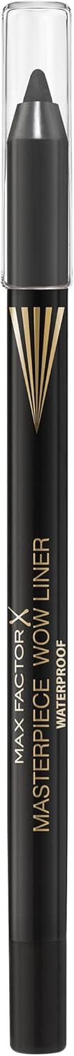 Max Factor Masterpiece Wow Liner, 310 Sable Black, 24-Hour Wear Eyeliner, High Colour Payoff, Waterproof and Smudgeproof, Vegan