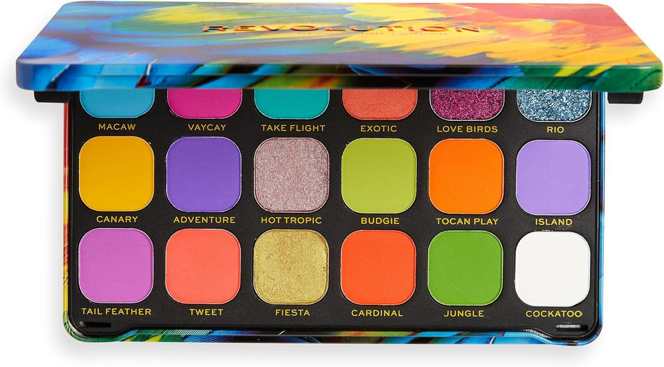 Makeup Revolution, Forever Flawless Eyeshadow Palette, Midnight Rose