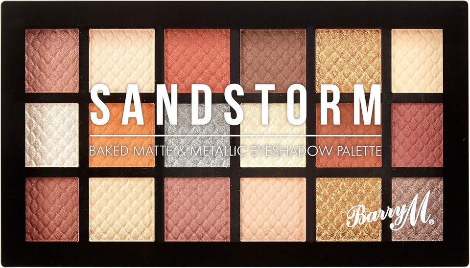 Barry M Cosmetics Baked Eyeshadow Palette - Sandstorm