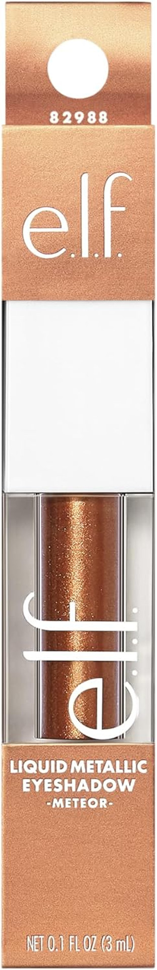 e.l.f. Liquid Metallic Eyeshadow, High-impact Eyeshadow With A Metallic Finish, Long-Lasting Gel-Based Formula, Quick Drying, Meteor e.l.f. Liquid Metallic Eyeshadow, High-impact Eyeshadow With A Metallic Finish, Long-Lasting Gel-Based Formula, Quick Drying, Meteor