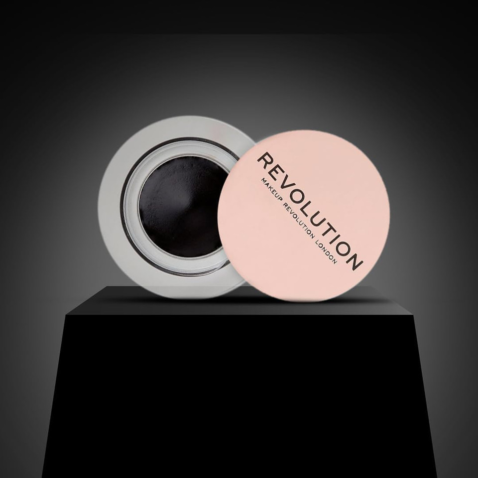 Revolution Beauty London, Gel Eyeliner Pot With Brush, 3g
