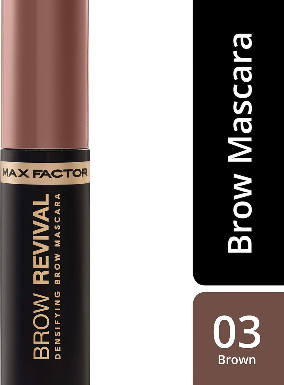 Max Factor Brow Revival Densifying Eyebrow Gel with Oils and Fibers Shade Soft Brown 002