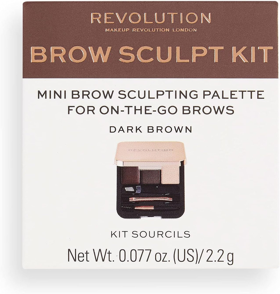 Makeup Revolution Brow Sculpt Kit Brown