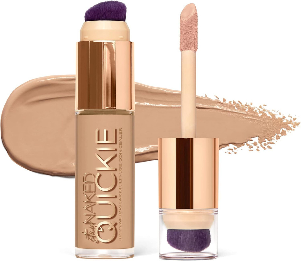 Urban Decay Stay Naked Quickie Multi-Use Concealer, Dual-ended, buildable coverage with a natural finish