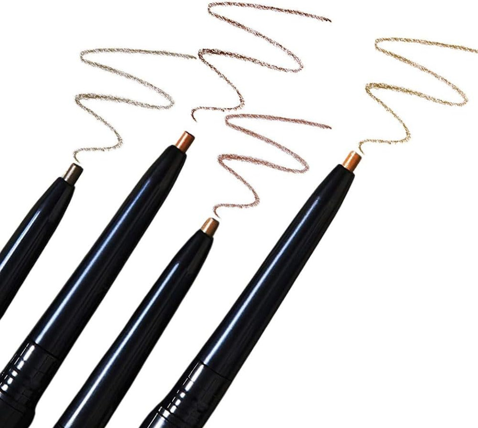 Sleek MakeUP Micro-Fine Brow Pencil for Precise Hair Like Strokes, Waterproof, Long Lasting, Dual Ended, Ash Brown