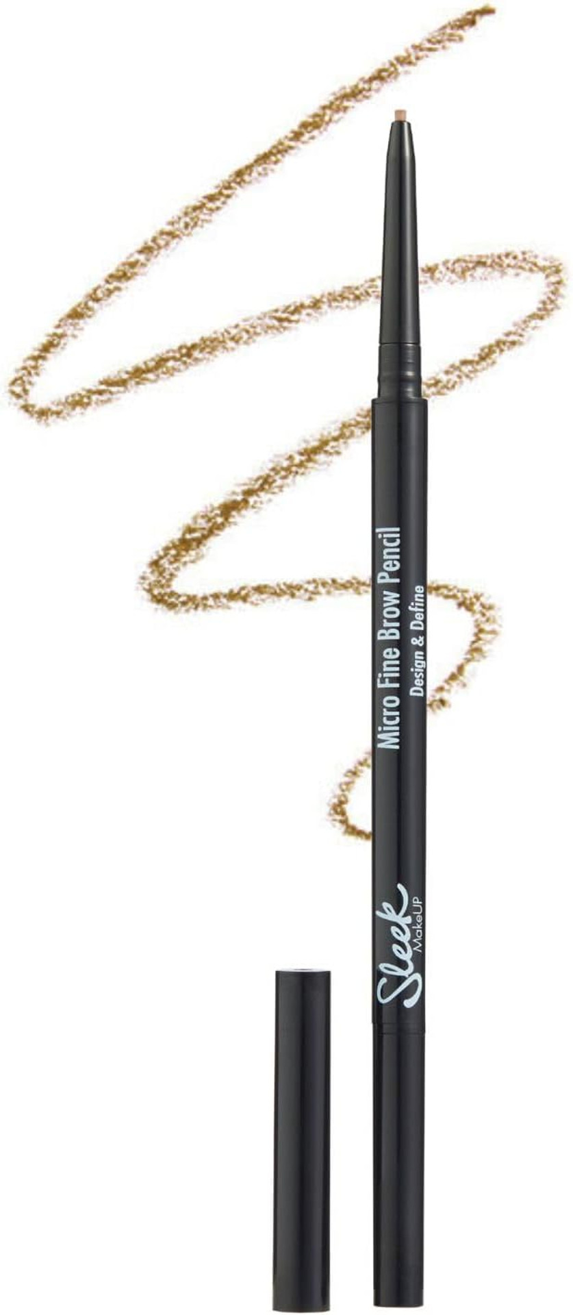 Sleek MakeUP Micro-Fine Brow Pencil for Precise Hair Like Strokes, Waterproof, Long Lasting, Dual Ended, Blonde Sleek MakeUP Micro-Fine Brow Pencil for Precise Hair Like Strokes, Waterproof, Long Lasting, Dual Ended, Blonde