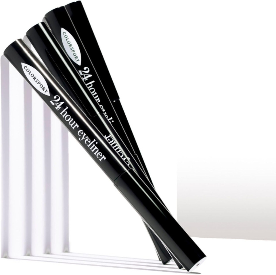 COLORSPORT 24HR Waterproof Liquid Eyeliner Pen | Long-Lasting, Smudge-Proof, Fast-Drying | Vegan & Cruelty-Free | Black, 1ml COLORSPORT 24HR Waterproof Liquid Eyeliner Pen | Long-Lasting, Smudge-Proof, Fast-Drying | Vegan & Cruelty-Free | Black, 1ml