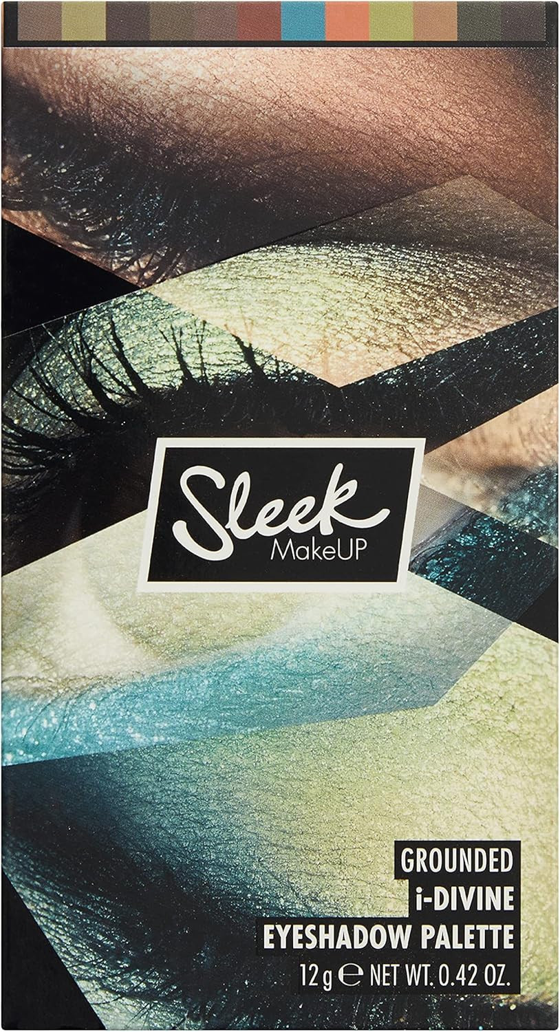 Sleek MakeUP i-Divine Eyeshadow Palette, 12 Shades in a Mix of Matte, Shimmer, Foil and Due-Chrome, Blendable and Highly Pigmented, Royal Flush