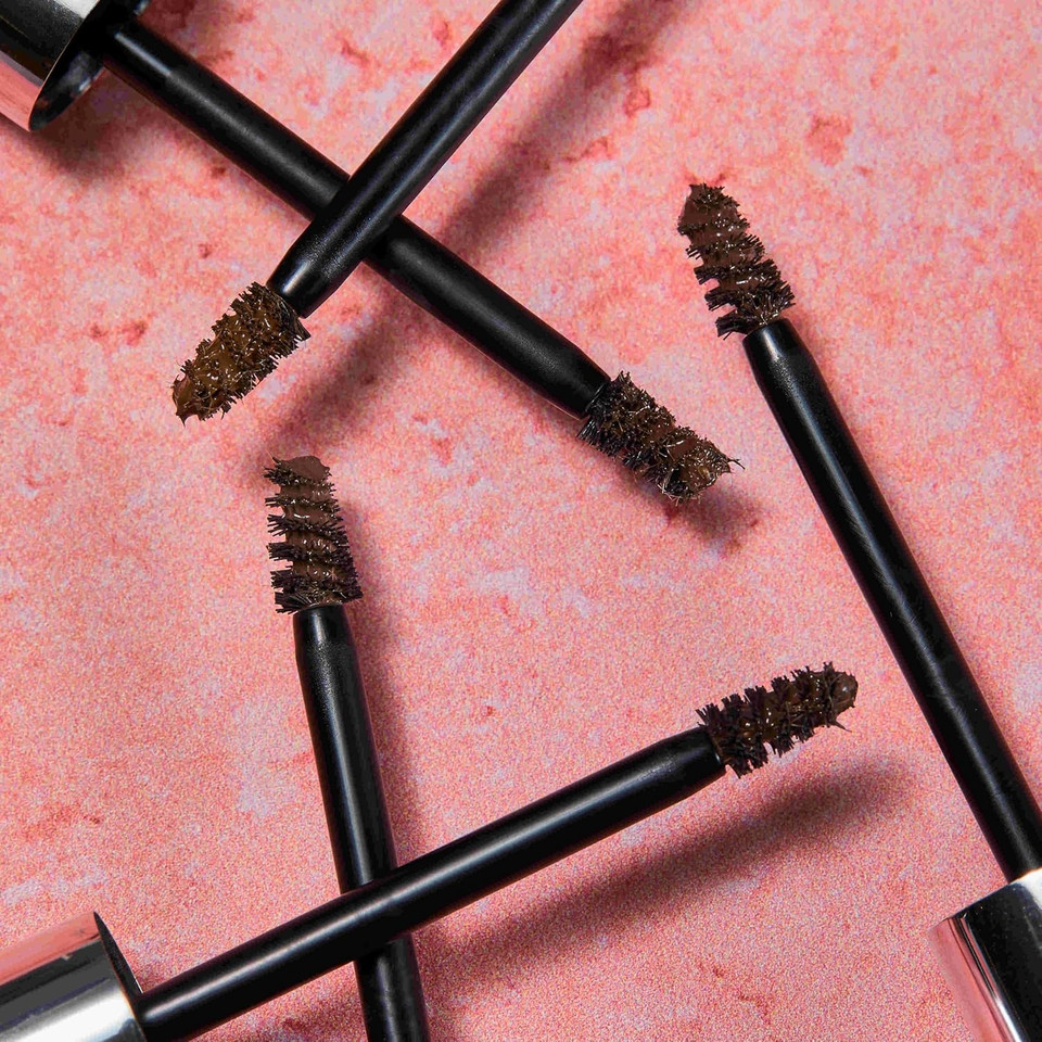 Sleek MakeUP Brow Getter Fibre Brow Gel, volumising, long-lasting formula, contains microfibres for fuller looking brows, Ash Brown, 5ml