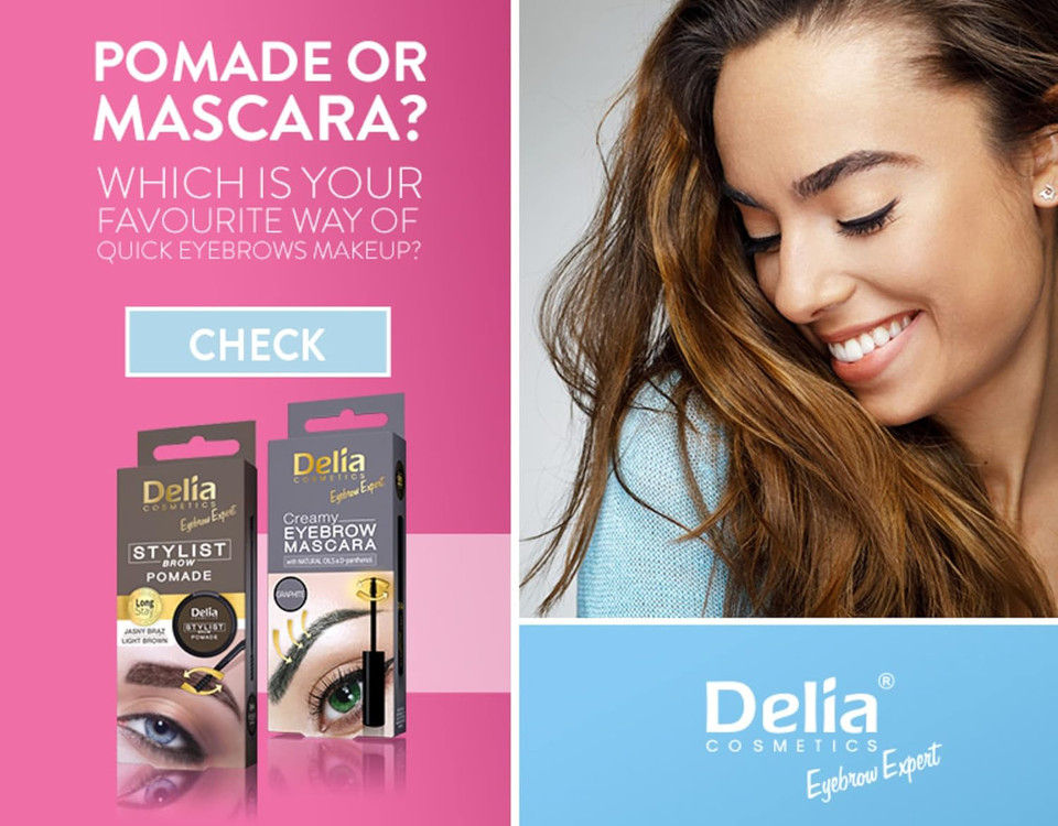 Delia Cosmetics - Brow Pomade - DARK BROWN - Eyebrow Expert Stylist - Perfect Colour & Shape - Easy to Use - Styling & Care - Brush Included Delia Cosmetics - Brow Pomade - DARK BROWN - Eyebrow Expert Stylist - Perfect Colour & Shape - Easy to Use - Styling & Care - Brush Included